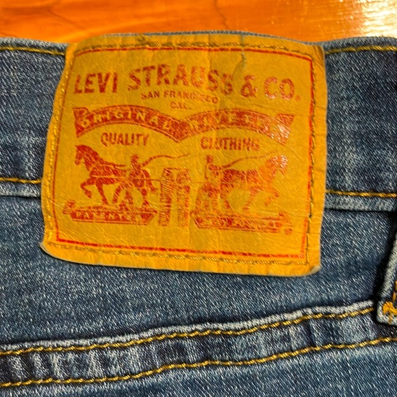 Levi Strauss Waist Size 31 Blue Boyfriend Jeans - Picture 8 of 8